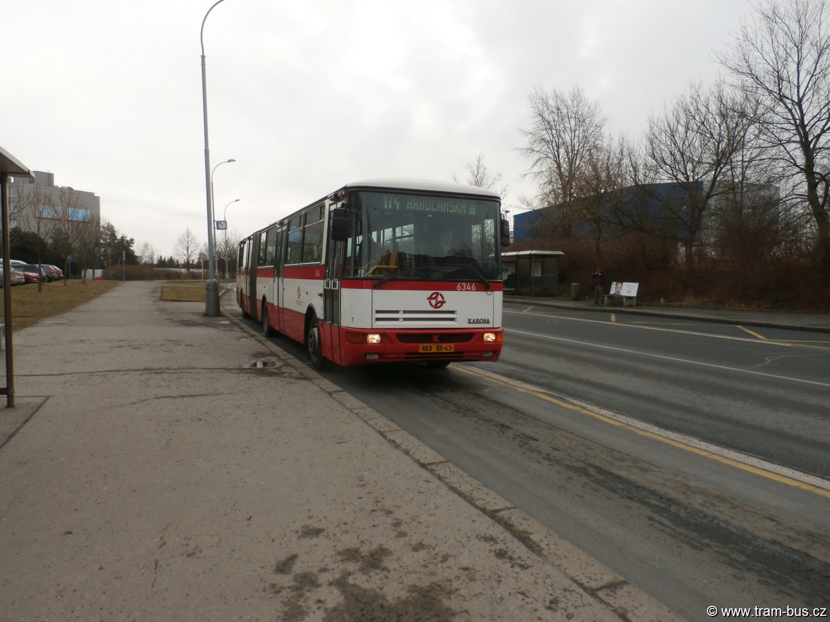 Linka 174 Karosa B 941 Rainerova DPP 2015 – TRAM-BUS.cz